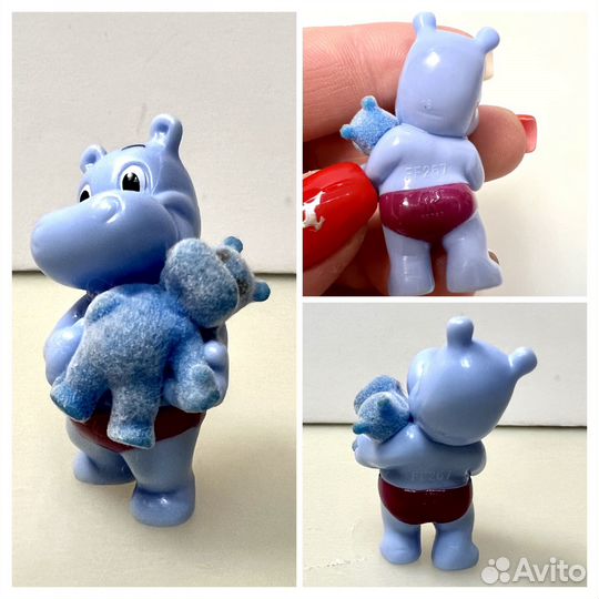 Игрушки Киндер Бегемотики разные коллекции