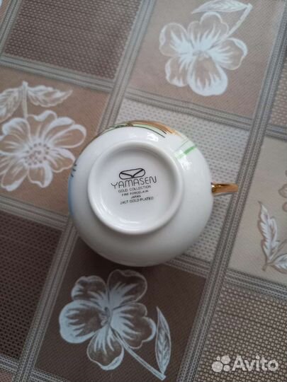 Кофейная пара Yamasen фарфор 24к позолота