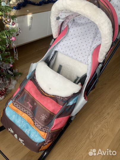 Коляска санки