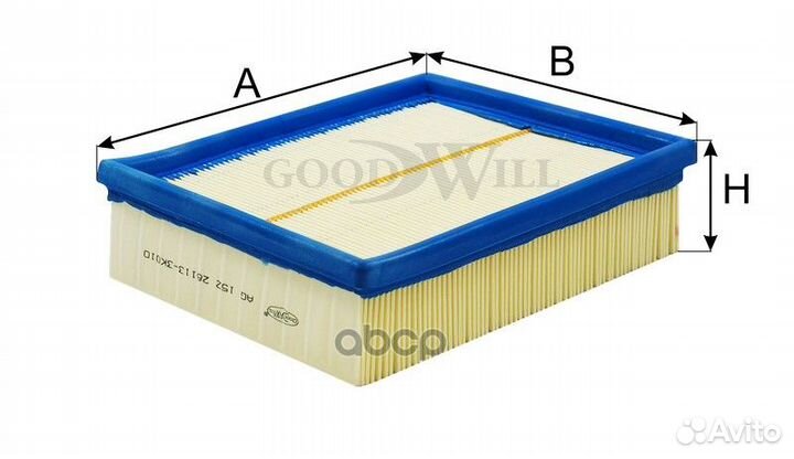 Фильтр воздушный hyundai sonata NF 04- AG 152 G