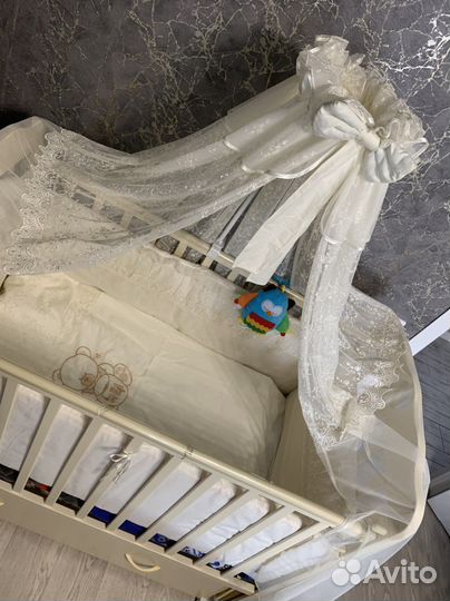 Бортики с балдахином