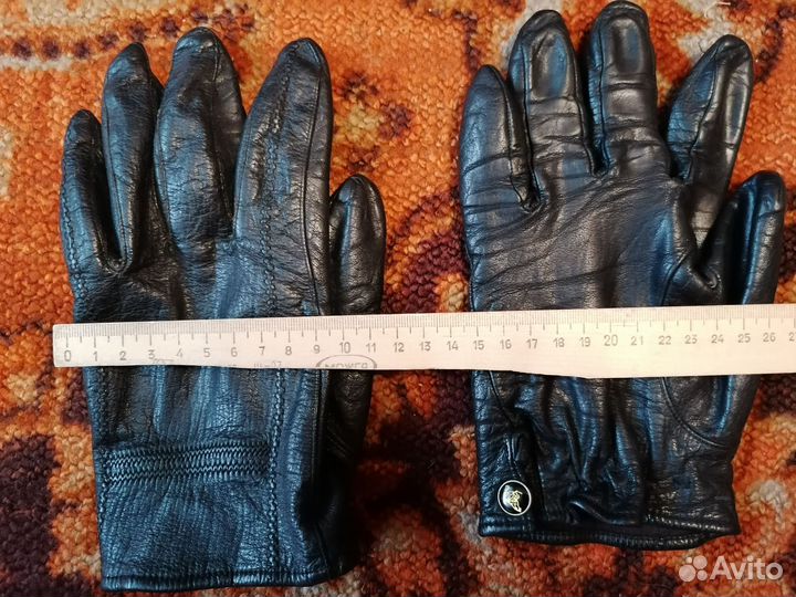 Перчатки женские кожаные