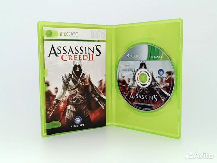 Assassin's Creed 2 (Xbox 360 видеоигра, русс б/у