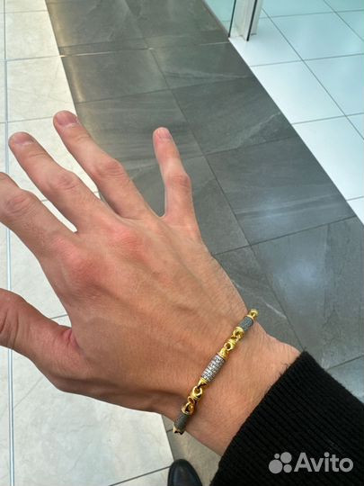 Серебряный браслет Псалом 90