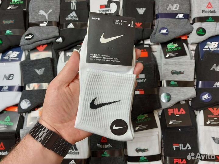 Носки Nike Adidas Puma Reebok