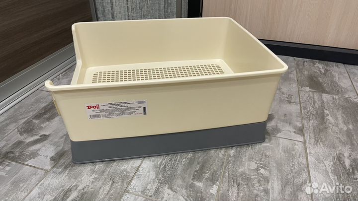 Туалет-лоток для собак с высоким бортом