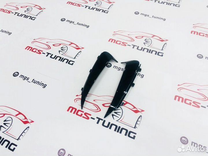 Плавники в задний бампер на C-Class w205