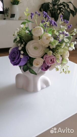 Букет цветов из мыла