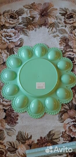 Блюдо для яиц и кулича - Новое - 30 см