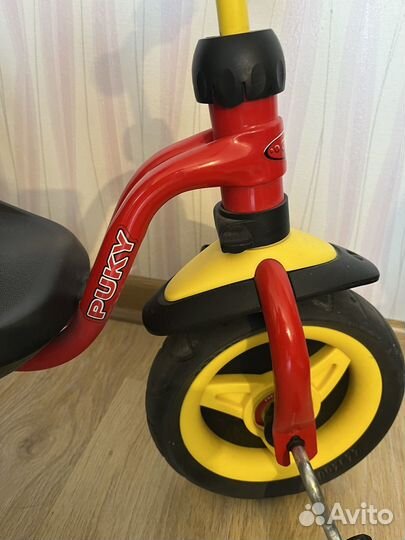 Детский велосипед с ручкой puky