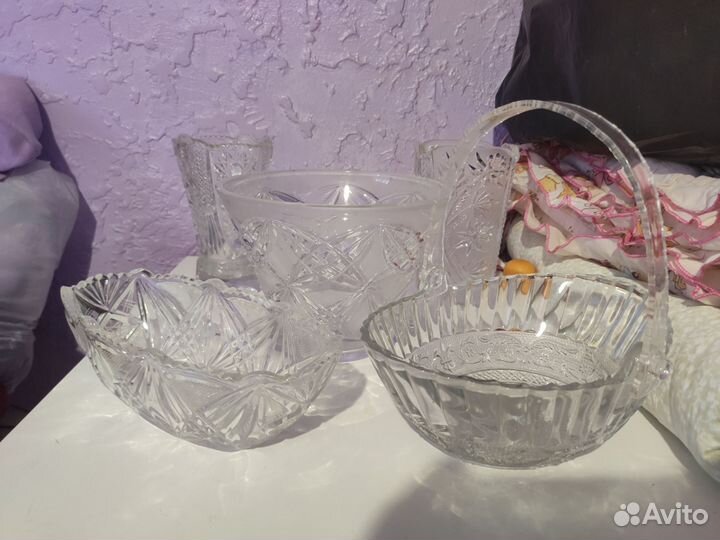 Хрустальная посуда СССР
