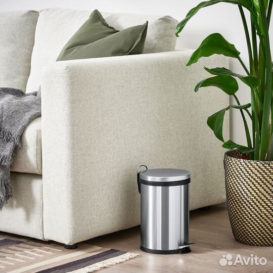 Snorpa снёрпа Ведро с откидной крышкой IKEA