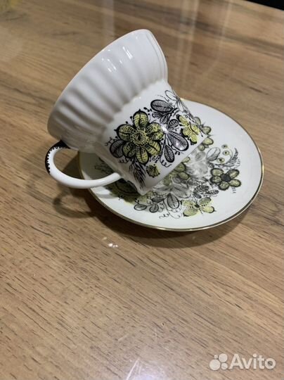 Чайная(кофейная) пара «Русское кружево»