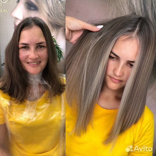 Сложное окрашивание волос