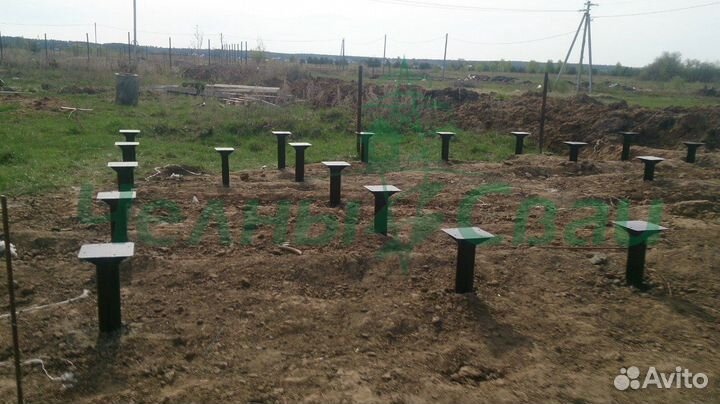 Винтовые сваи для фундамента