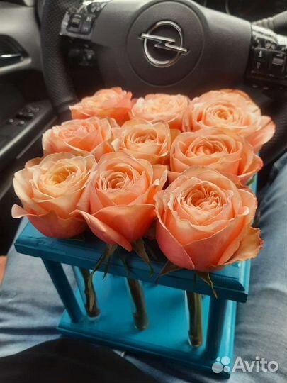 Деревянные боксы (вазы) с пробирками для роз