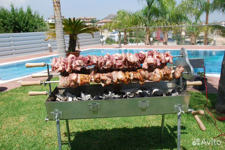 Мангал автоматический угольный
