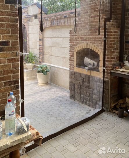 Мягкие окна на беседку