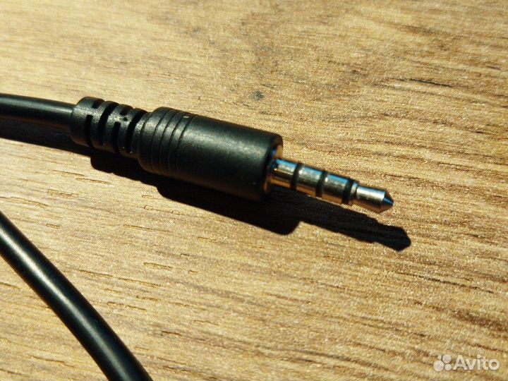 Аудиокабель Jack 3,5штек - micro USB, 42 см