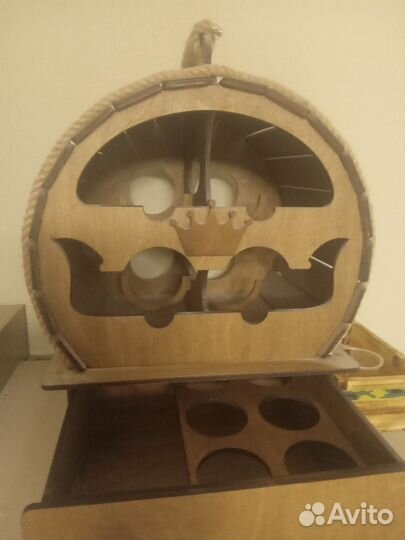 Мини бар бочка