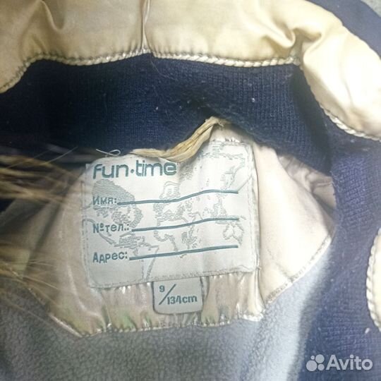 Пуховик для девочки 134