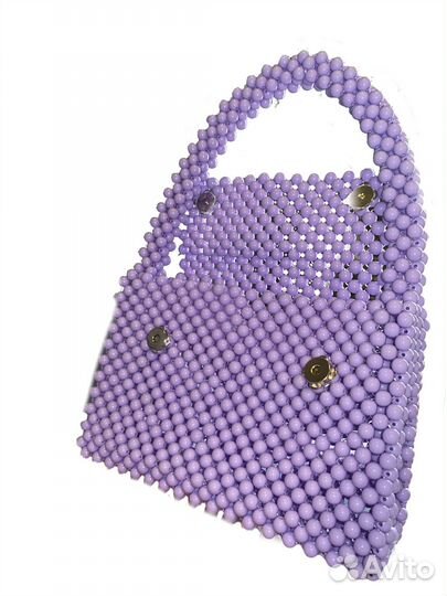 Сумка из акриловых бусин