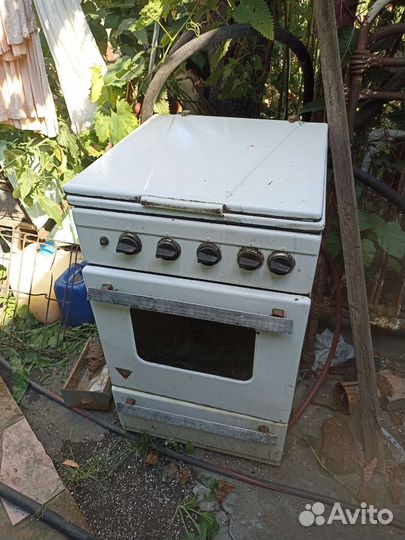 Газовая печка советская чугунная решётка