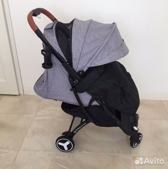 Накидка на ножки в коляску йойа серая