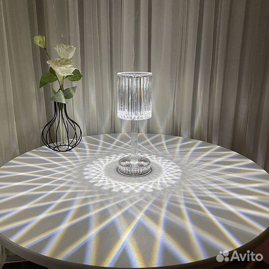 Кристаллический сенсорный светильник - ночник