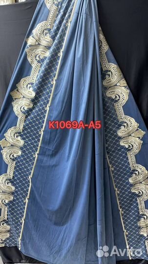 Роскошные Шторы бархатные с вышивкой,с купоном