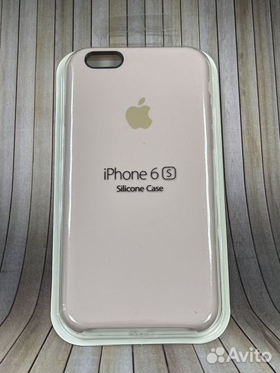 Чехол накладка iPhone 6S Розовый песок