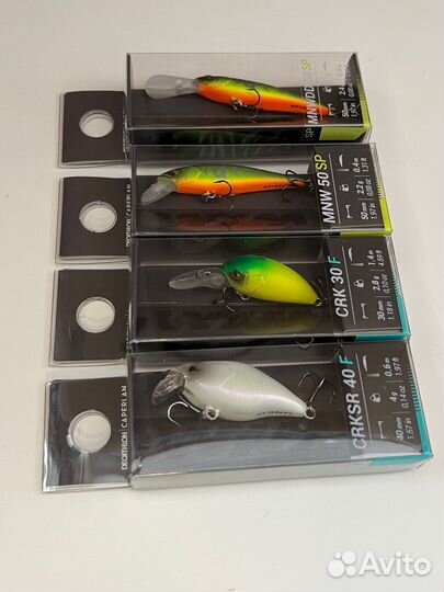 Воблеры для ультралайт, набор caperlan decathlon