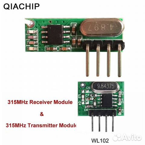Qiachip 315 mhz РФ передатчик и приемник