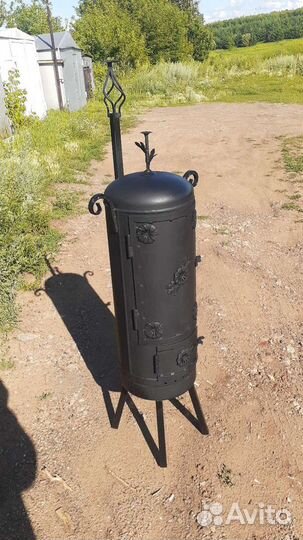 Мангал для горячего копчения