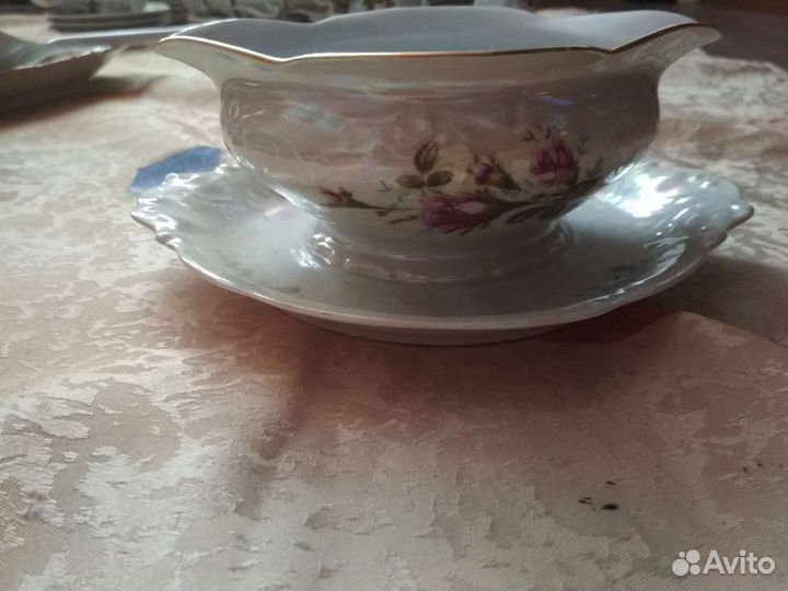 Столовый сервиз роза на 12 персон Польша