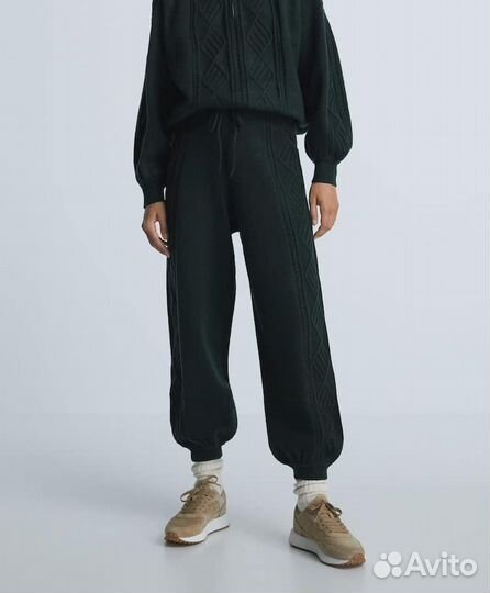 Брюки джоггеры трикотажные Oysho р.XS