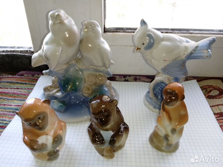 Статуэтки фарфор разные
