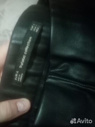 Кожаные штаны женские