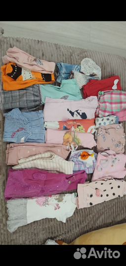 Детская одежда для девочек 86 92 пакетом