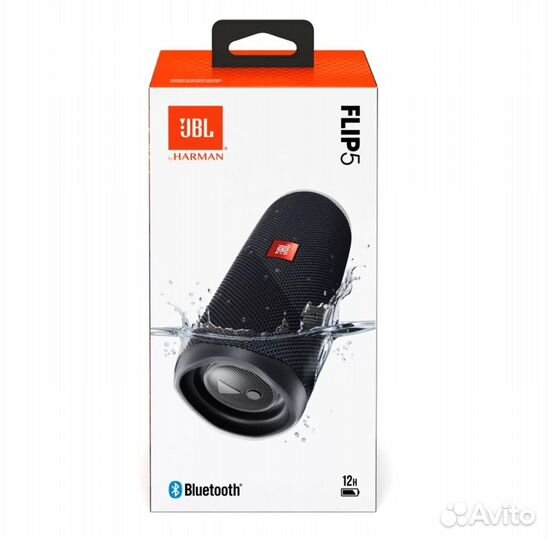 Беспроводная акустика JBL Flip 5 Black Matte