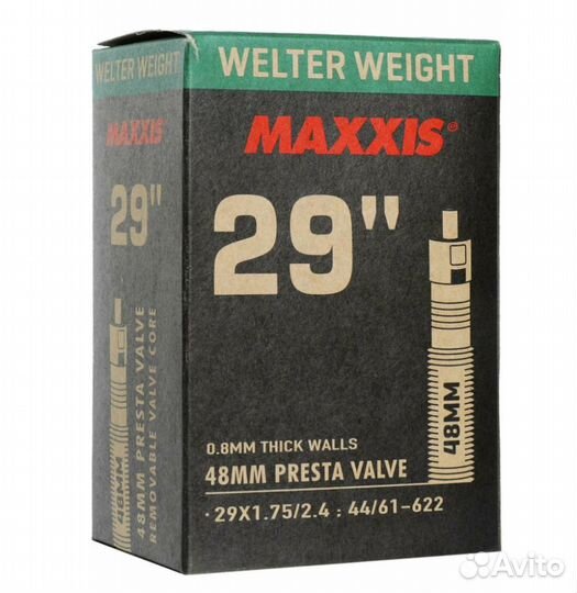 Велокамера Maxxis Welter Weight 29X1.75/2.4 FV 48