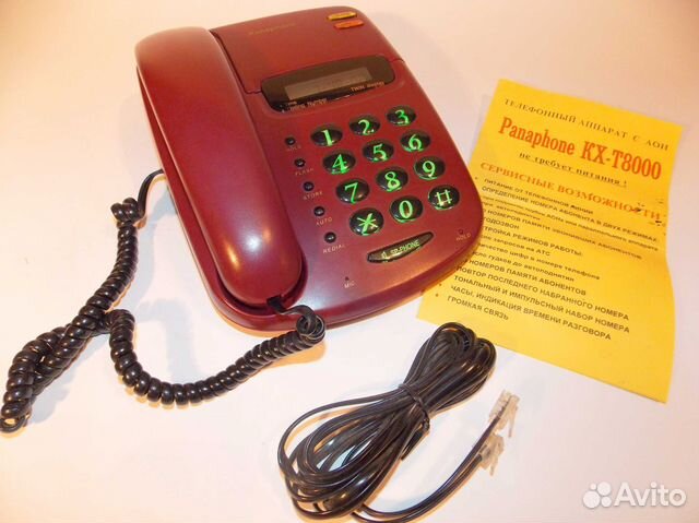 Стационарный телефон с аон