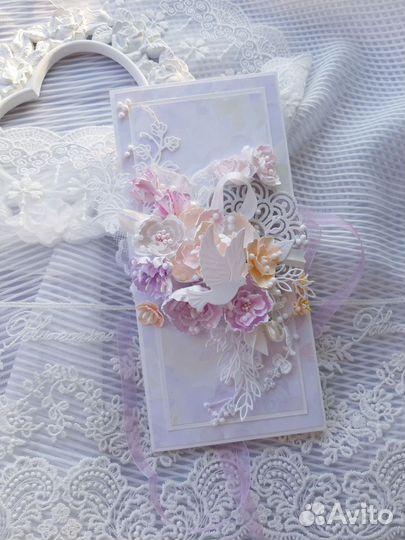 Свадебная открытка (денежный конверт)