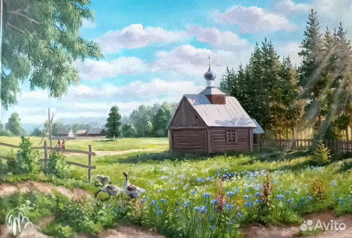 Картина маслом на холсте