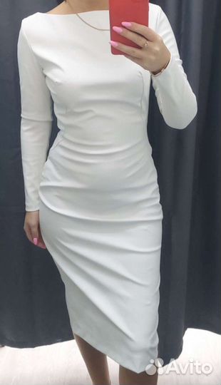 Платье кожзам