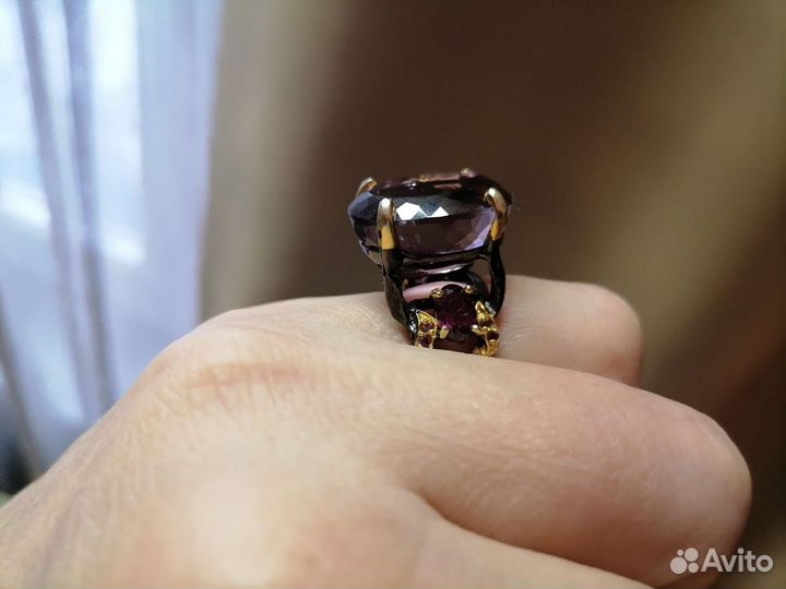 Перстень женский серебро