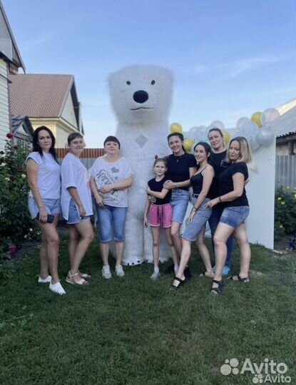 Белый мишка поздравление