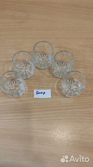 Посуда фарфор рюмки-стопки стекло