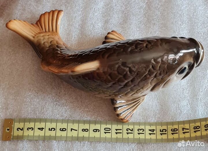 Статуэтка Сазан рыба фарфор