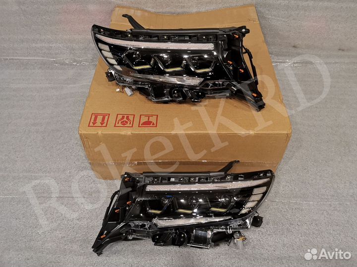 Фары Toyota Land Cruiser Prado 150 тюнинг c 2017